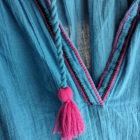 Anthropologie Maeve Runway Boho Embroidered Blouse - Picture 7 of 7